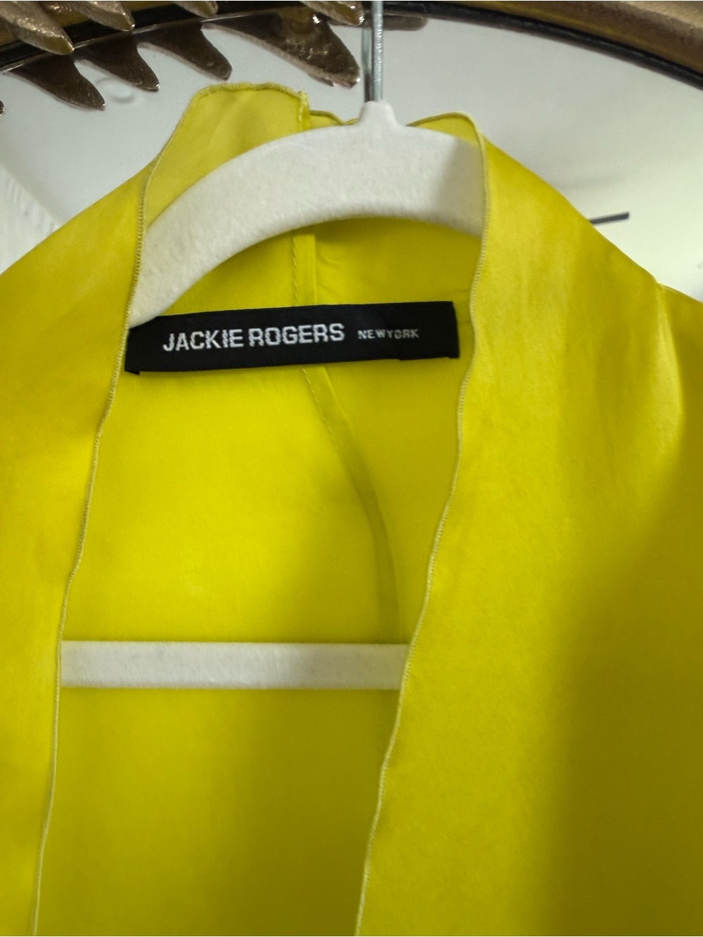 Jackie Rodgers Chartreuse Wrap - Picture 4 of 5